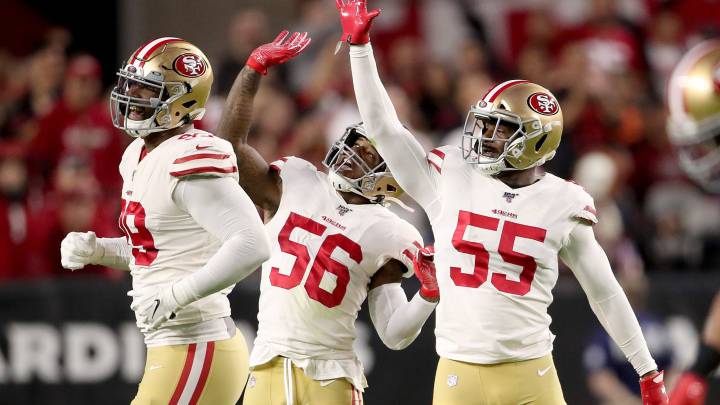 Defensiva de 49ers contra Cardinals