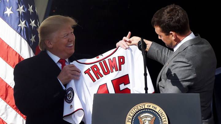 Donald Trump y Ryan Zimmerman