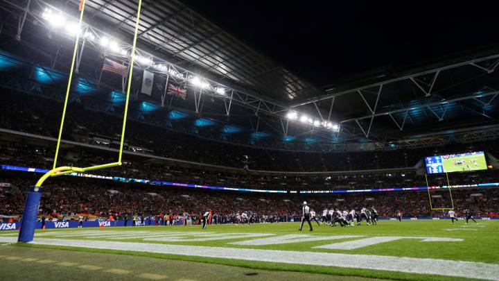 Wembley Stadium en partido de NFL