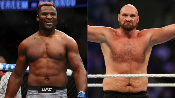 Francis Ngannou y Tyson Fury