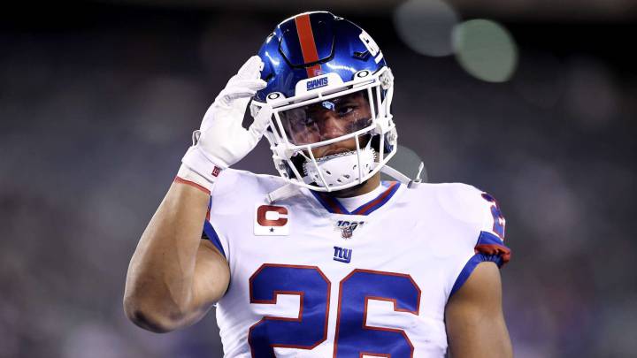 Saquon Barkley con Giants