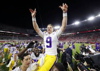 Joe Burrow y LSU le pasan por encima a Tua y Alabama