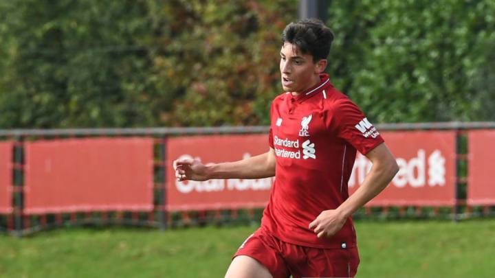 Matteo Ritaccio firmó como profesional con el Liverpool