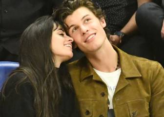 Shawn Mendes y Camila se ponen románticos en la NBA