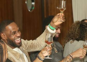 Los Angeles Lakers celebran con lujoso cognac