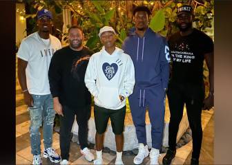 Pharrel Williams en Miami junto a Pogba y Jimmy Butler