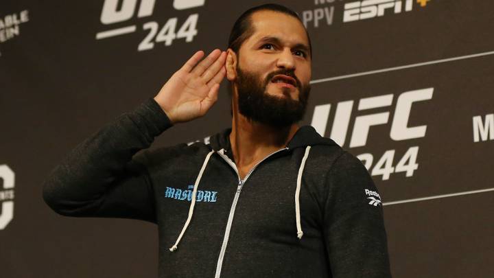 Jorge Masvidal en ceremonia de pesaje