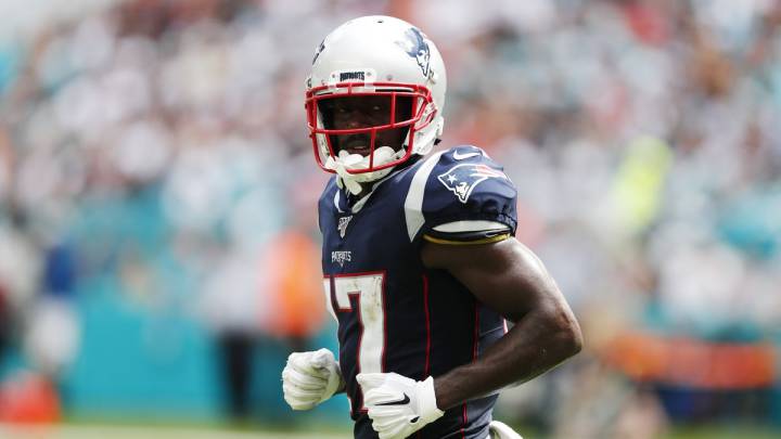 Antonio Brown con Patriots