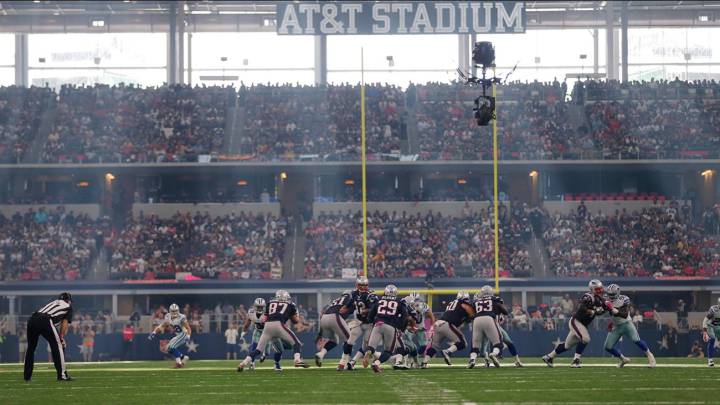 Partido entre Patriots y Cowboys en 2015