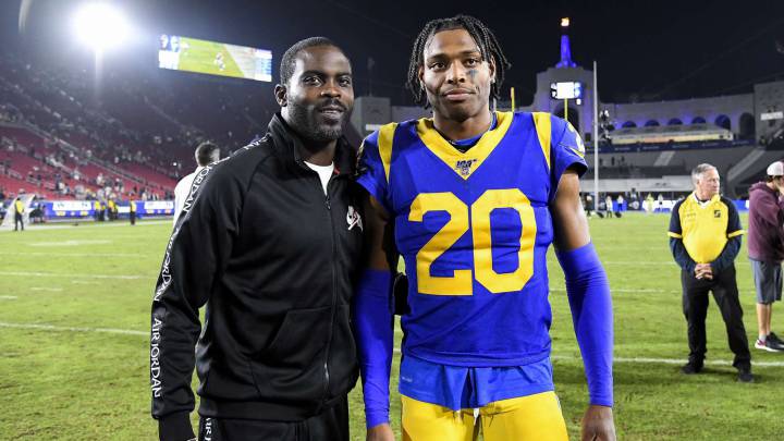Jalen Ramsey y Michael Vick