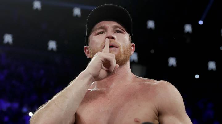 Canelo Álvarez en pelea de box