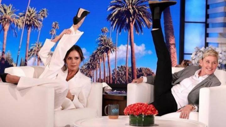 El divertido momento de Victoria Beckham con Ellen DeGeneres