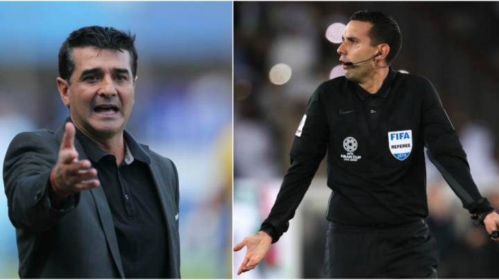 Luego de perder en casa la final de la Liga Concacaf ante Saprissa, el estratega de Motagua explotó contra el árbitro mexicano, César Arturo Ramos.