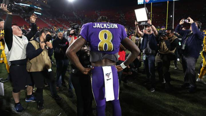 Lamar Jackson contra Rams