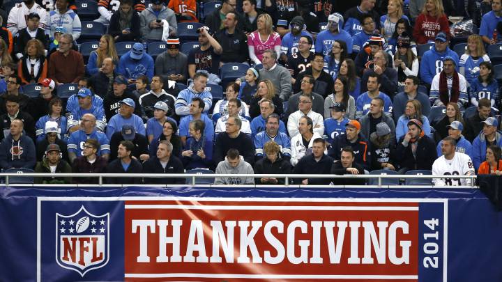 Partido de Lions en Thanksgiving de 2014