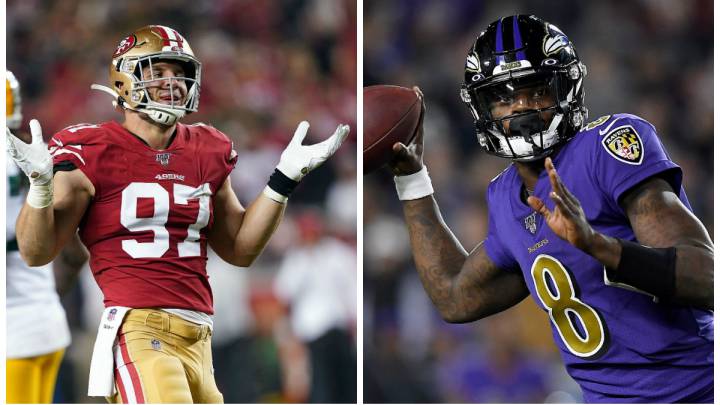 Lamar Jackson enfrentará a la defensa de Nick Bosa
