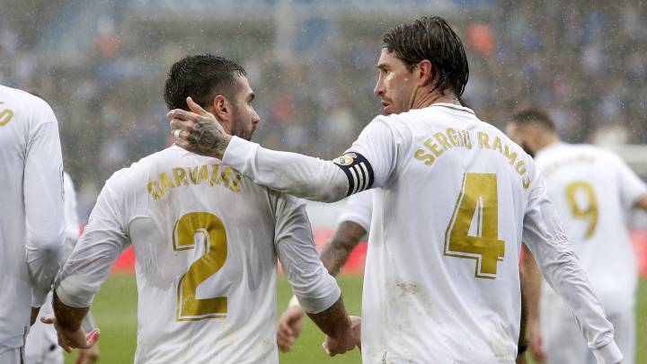 Ramos y Carvajal le dan los tres puntos al Real Madrid