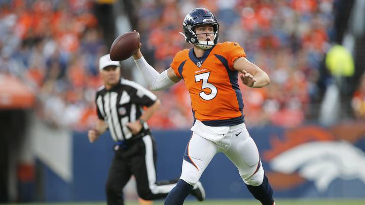 Drew Lock con los Broncos