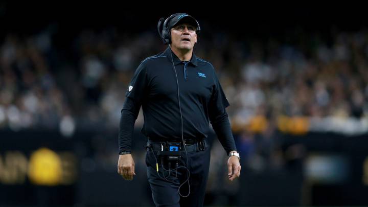 Ron Rivera con Panthers