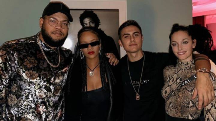 Paulo Dybala pasa divertida noche con Rihanna en Londres