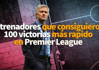 Mourinho ha logrado más rápido las 100 victorias en la Premier