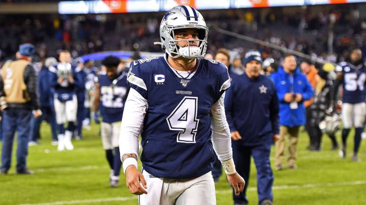 Dak Prescott después de la derrota ante Bears en el Soldier Field