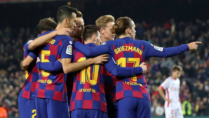 Barcelona goleó de la mano de Messi y una locura de Suárez