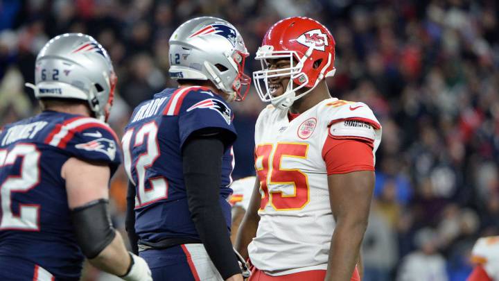 Tom Brady y Chris Jones