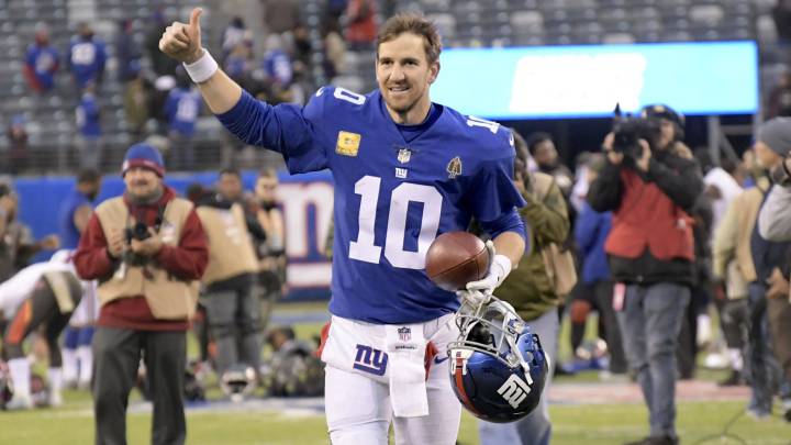 Eli Manning con Giants
