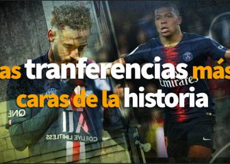 Mbappé y Neymar liderán lista de las transferencias más caras