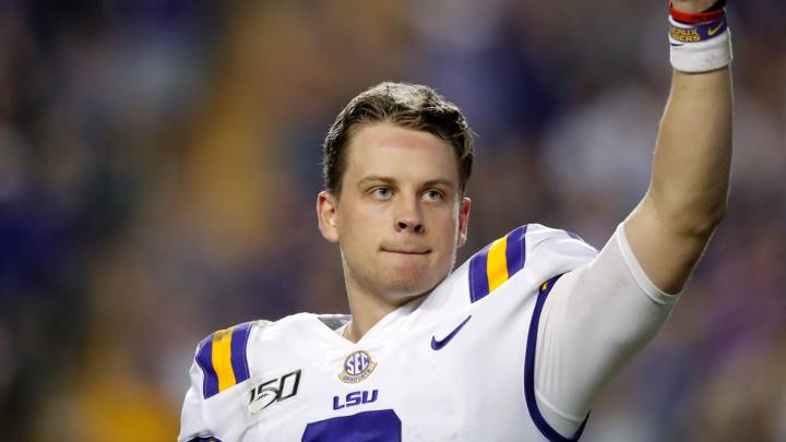 Joe Burrow con LSU
