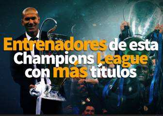 Estos DT´s buscan sumar otra Champions League a su cuenta
