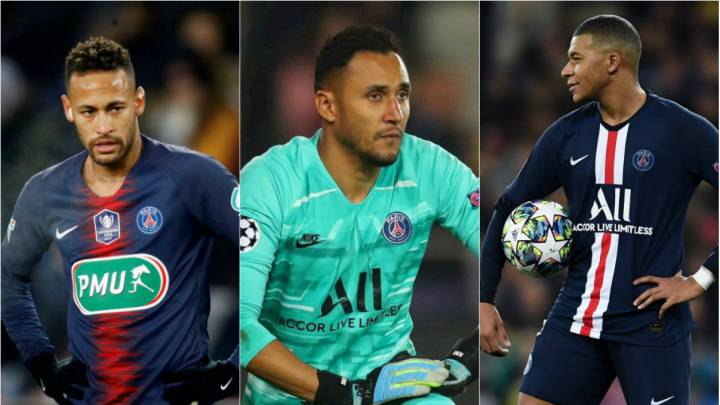 Keylor Navas se deshace en elogios hacia Neymar y Mabappé