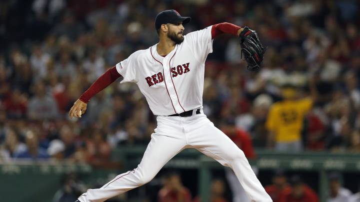 Rick Porcello con los Red Sox
