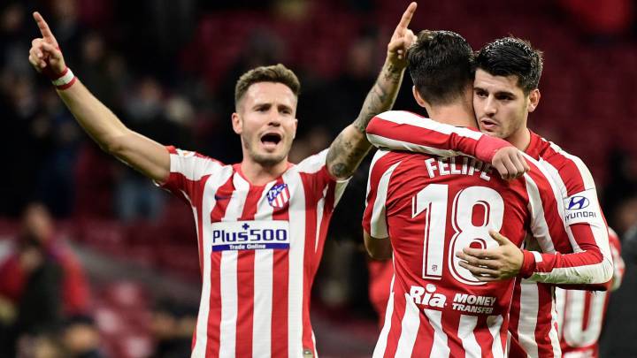 Morata y Saúl terminaron con racha del Atlético en el Wanda
