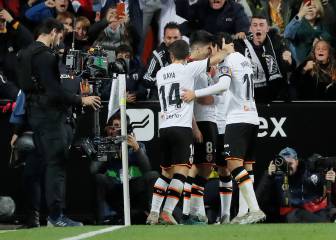Carlos Soler adelanta al Valencia frente al Madrid