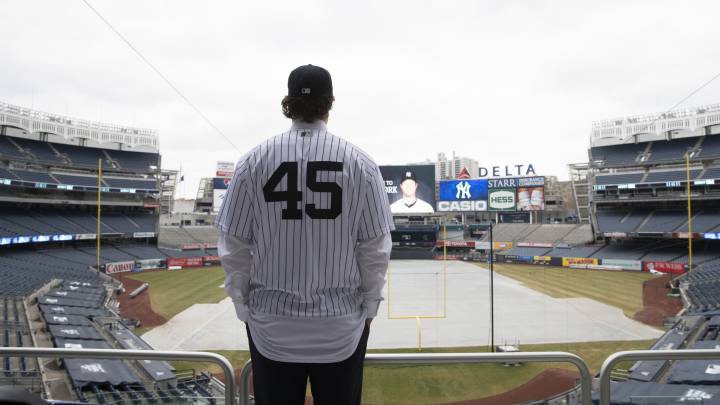 Gerrit Cole presentado en el Bronx