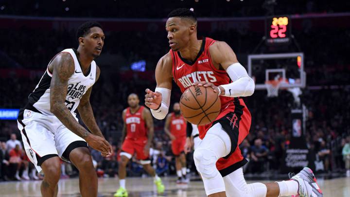 Russell Westbrook con Rockets