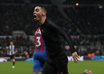 Miguel Almirón anota su primer gol con el Newcastle