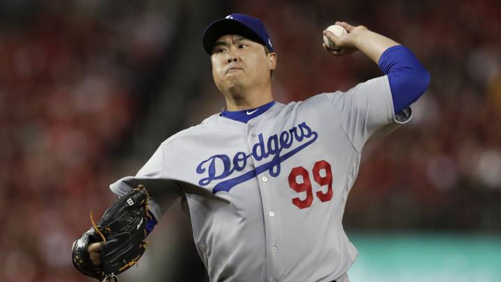 Hyun-Jin Ryu con Dodgers