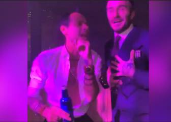 ¡Spice Boy! Beckham canta junto a Marc Anthony
