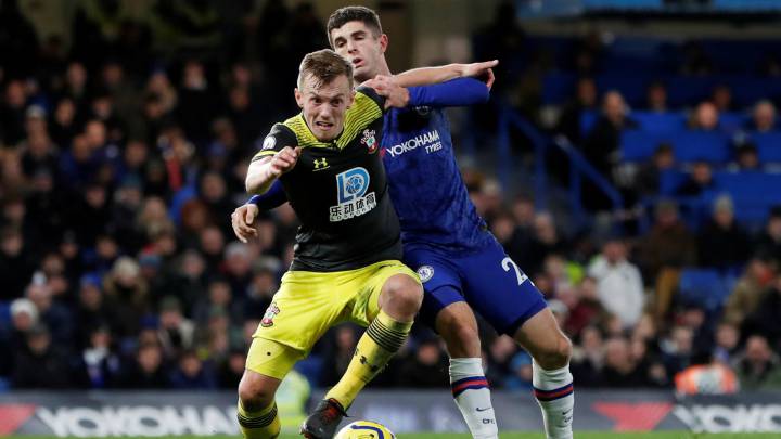 Pulisic no pudo evitar la derrota de Chelsea contra Southampton