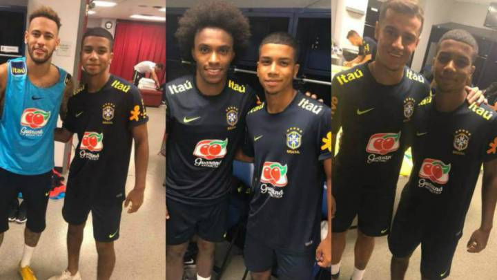 El día en que un hondureño entrenó con Selección Brasileña