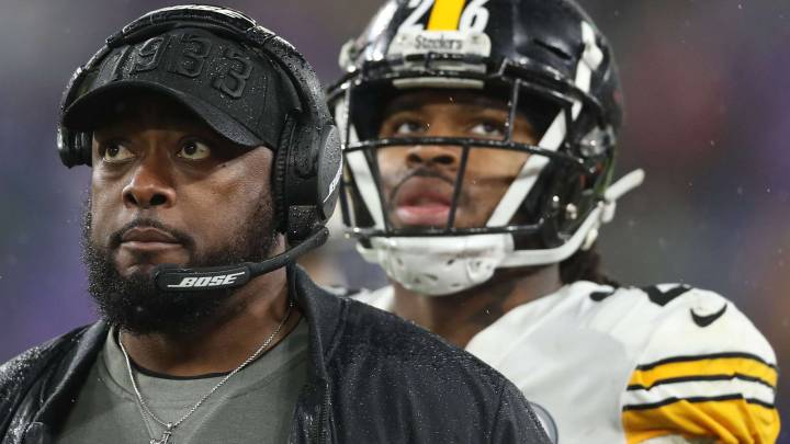 Mike Tomlin y Mark Barron