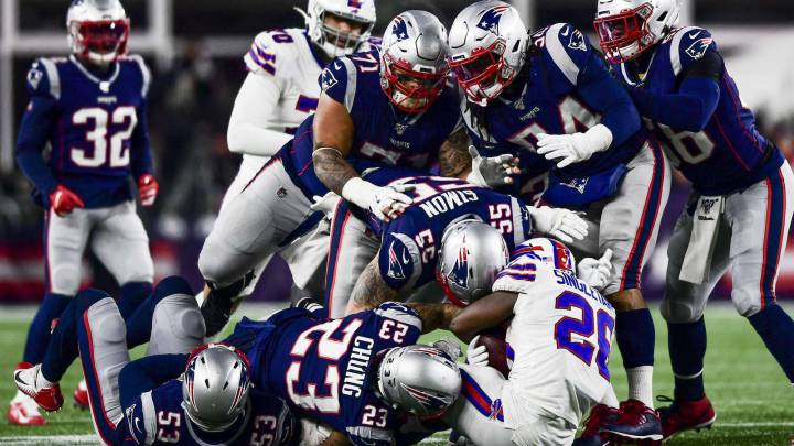 Defensa de Patriots detienen a Bills