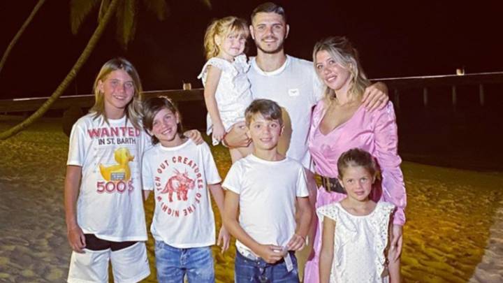 Así celebran Mauro Icardi y Wanda Nara año nuevo 2020