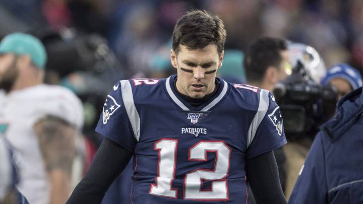 Tom Brady en partido de Patriots