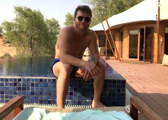 Canelo Álvarez presume sus vacaciones en Bahamas