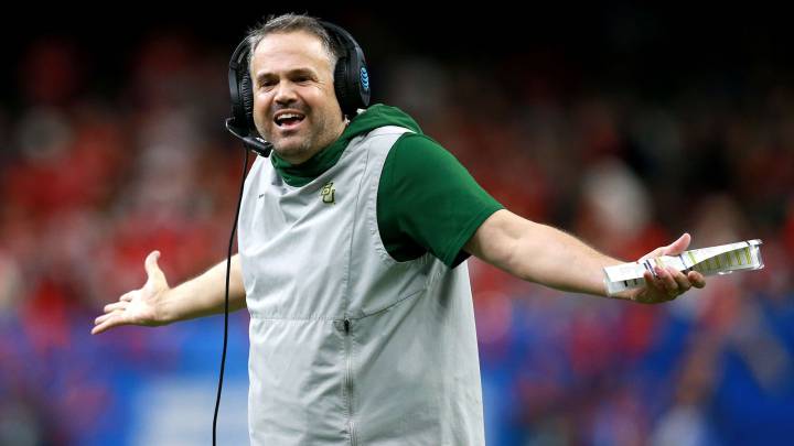 Matt Rhule con Baylor