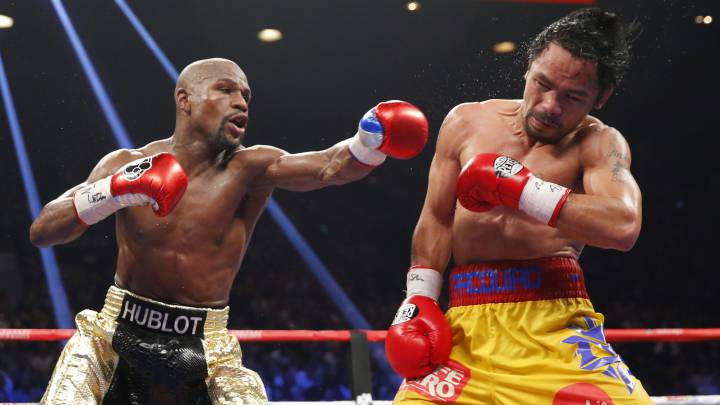 Mayweather Jr y Pacquiao